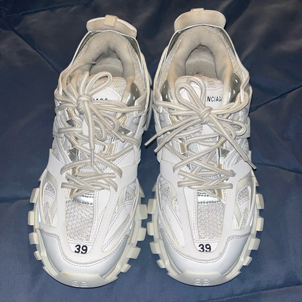 BALENCIAGA WOMEN'S TRACK SNEAKER IN WHITE